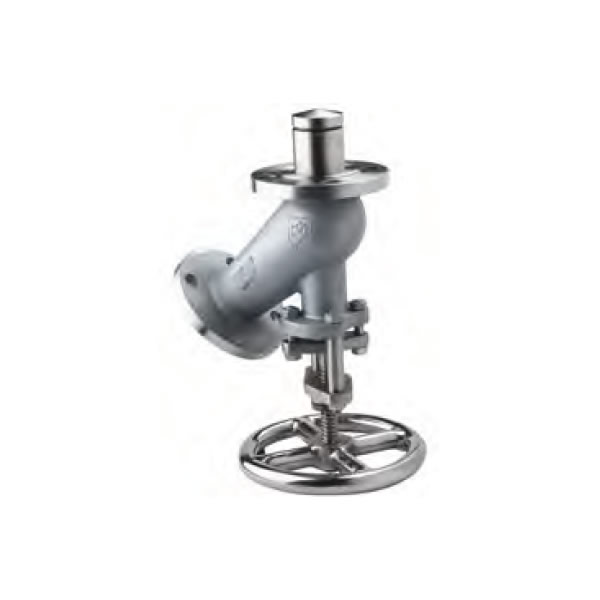 FEP/PFA LINED FLUSH TANK BOTTOM VALVE Y TYPEFEP/PFA LINED FLUSH TANK