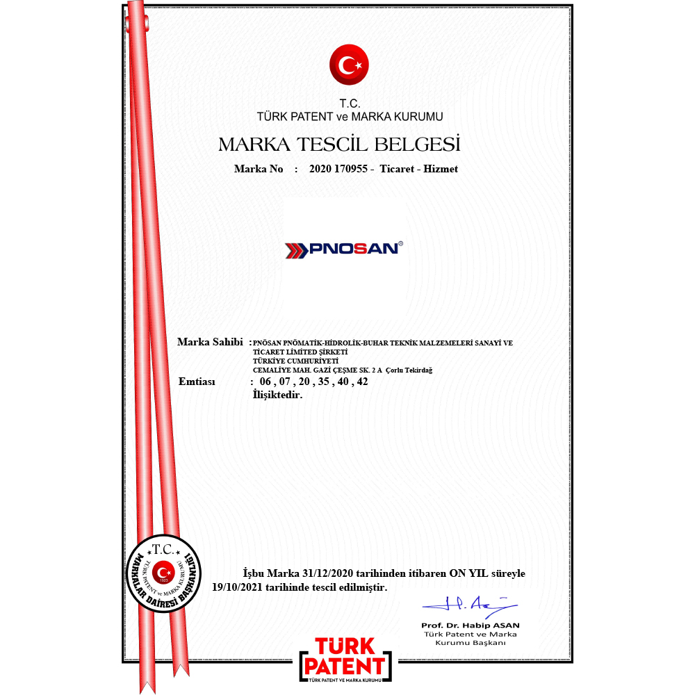 Trademark Registration Certificate - Pnosan