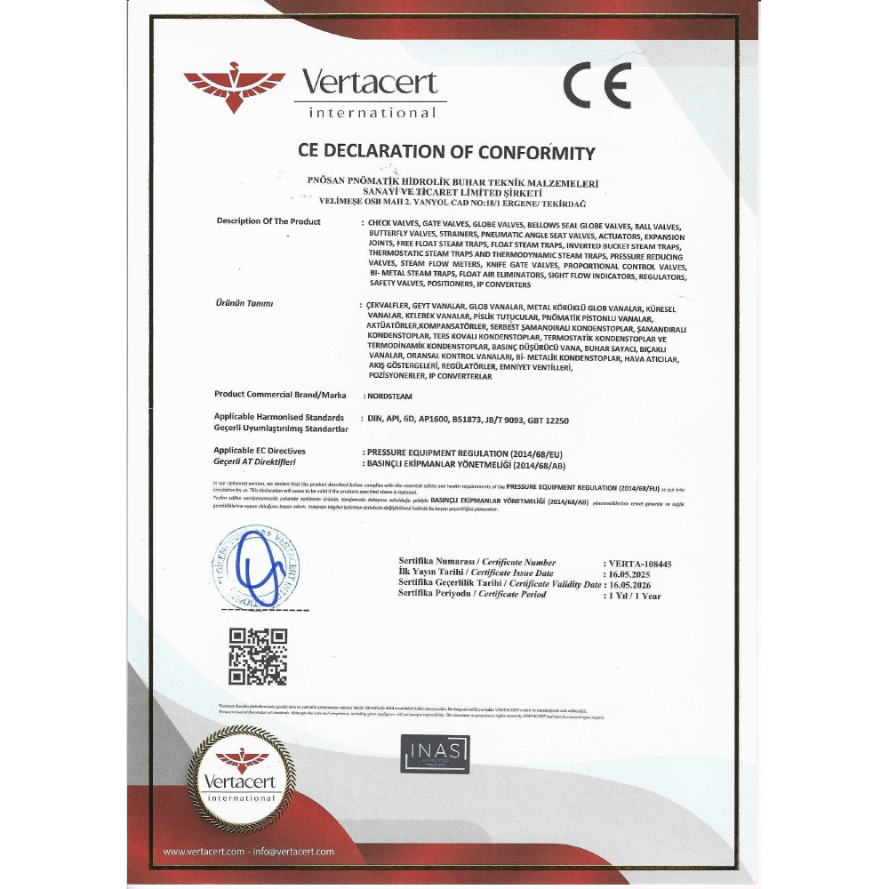 CE Certificate
