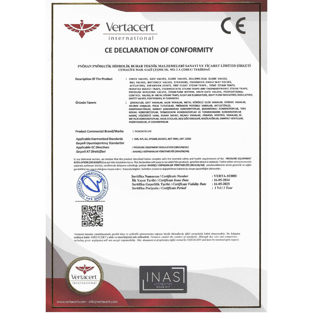 CE Certificate