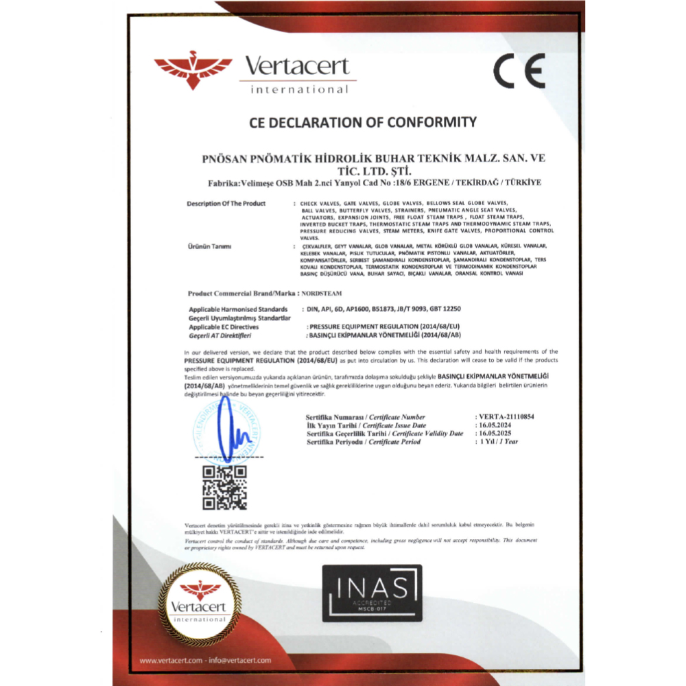 CE Certificate