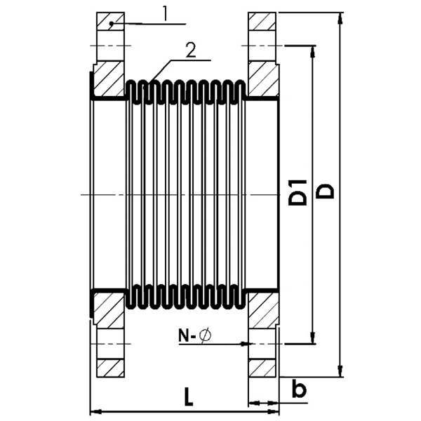 AXIAL EXPANSION JOINT